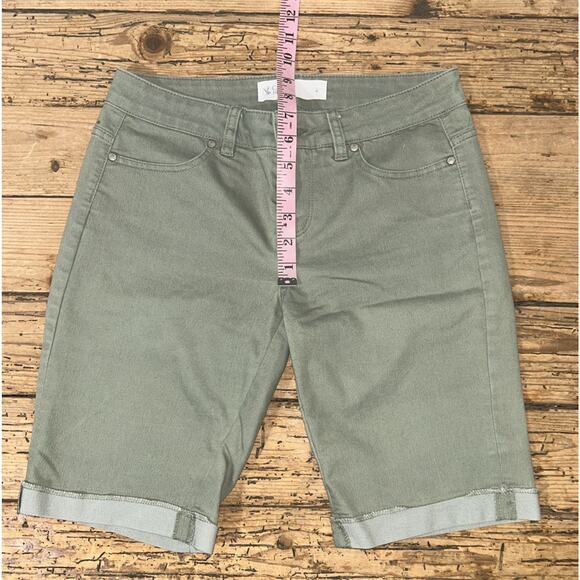 Carve Design Women’s Size 4 Olive Cuffed Bermuda Shorts NWOT - Picture 4 of 8